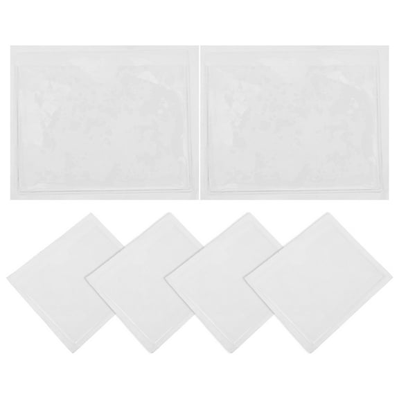 KALLORY 6Pcs Index Card Holder Self Adhesive Pockets for Card Holding in Rectangular Shape