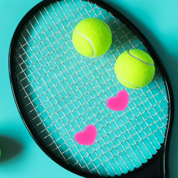 KALLORY Tennis Racket Rose Red 6Pcs 1.2x1.2in