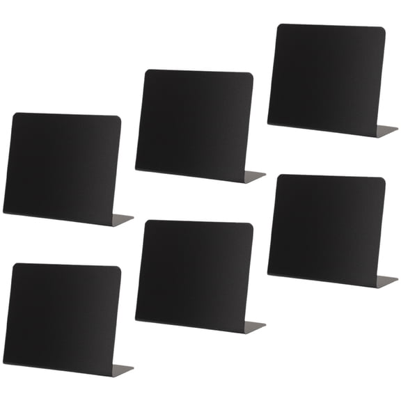 KALLORY 6Pcs Lightweight Desktop Blackboards for Writing Price Boards and Restaurant Use