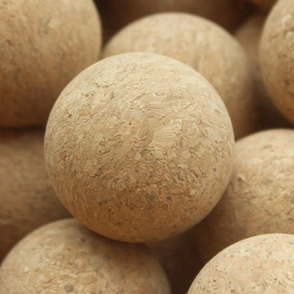 KALLORY 7Pcs Table Soccer Balls for Recreation and Home Use Round and Beige in Color