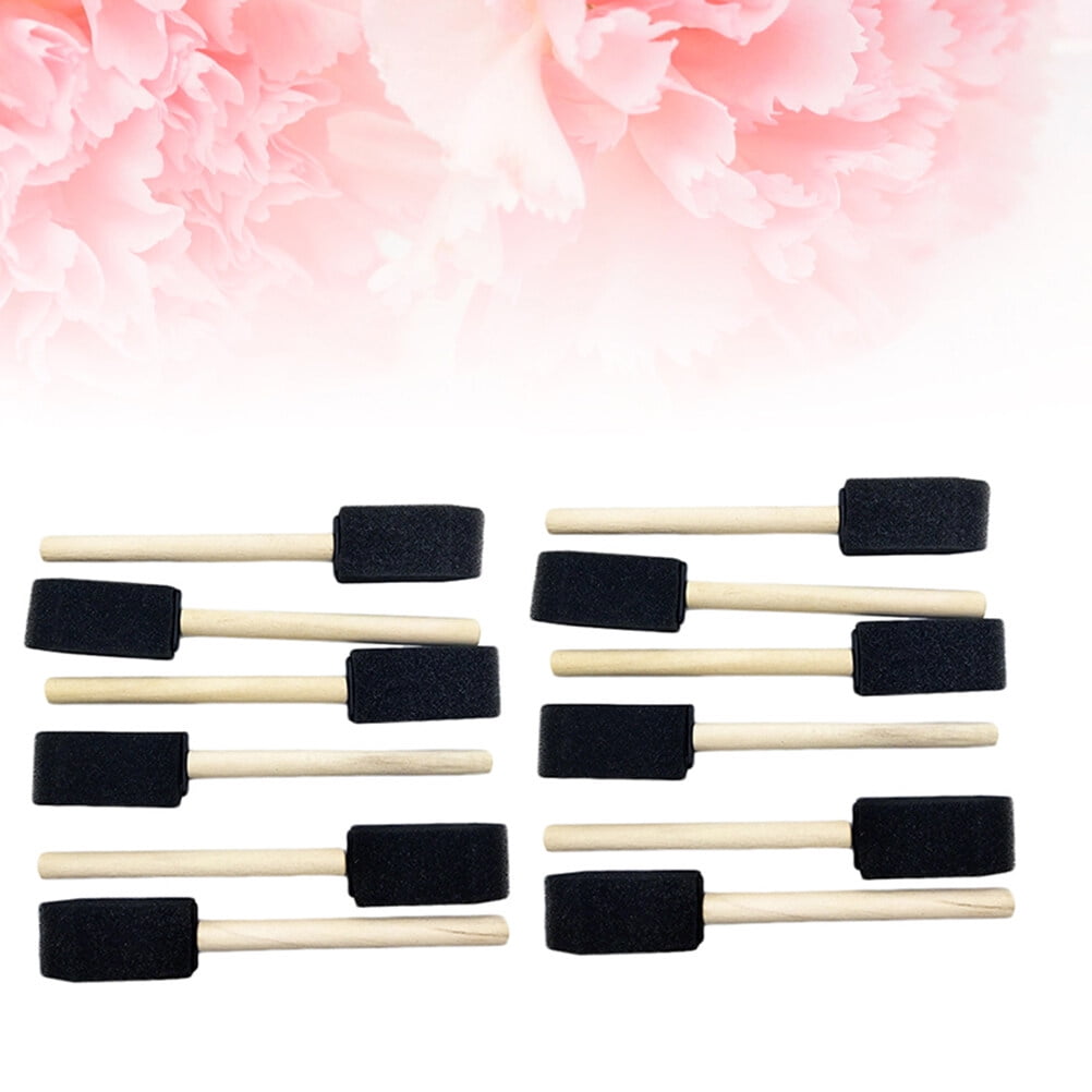NUOBESTY 15pcs Flower Sponge Stamps - Painting Stamper Tools For Kids Crafts, DIY Art Projects
