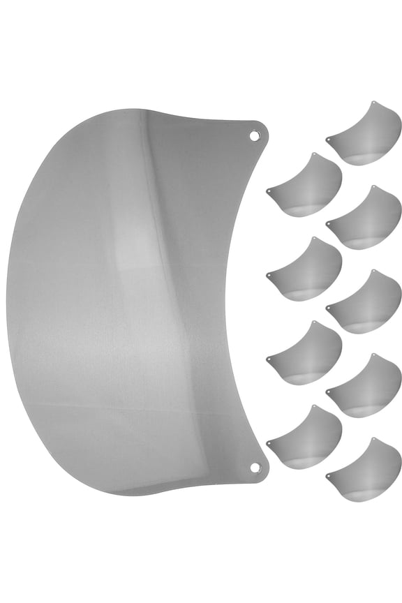 Black Detachable Hat Visor Protector for Sun Hat Supplies Classic Plastic 10pcs