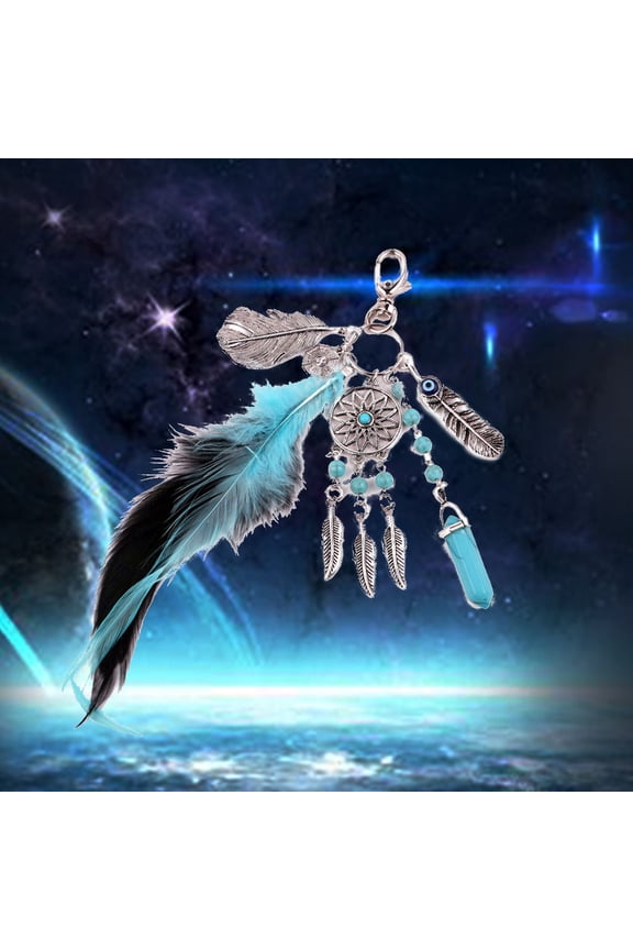 Bohemian Wind Keychain Retro Stone Gossip Key Ring Accessories