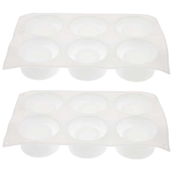 KALLORY 2-Piece Cake Molds Set Simple Style for Birthday Cakes and Afternoon Tea Baking