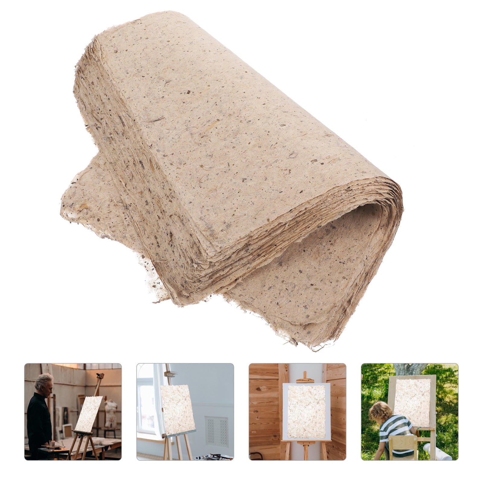 KALLORY Practice Paper 50 Sheets for Writing and Painting, Bark Paper ...