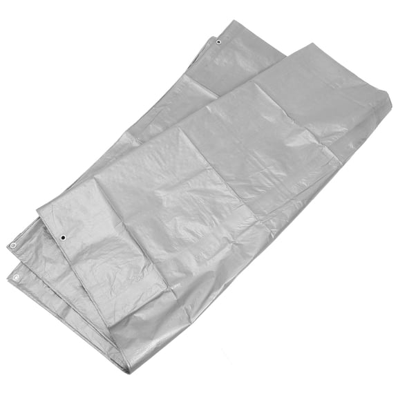 KALLORY Multi Function Silver Tarps Heavy Duty Waterproof Pe Cover for Rain and Sun Protection