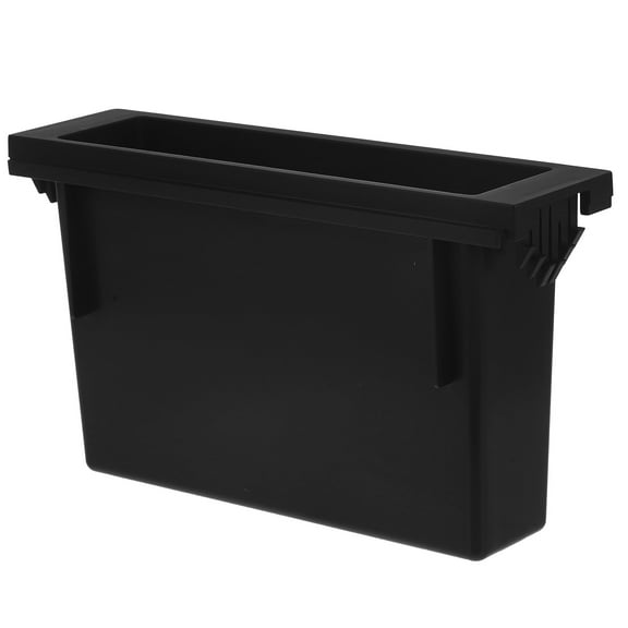 KALLORY Car CD Pocket Vehicle Storage Console Dashboard Radio Organizers Black