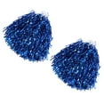 thumbnail image 1 of KALLORY  Cheerleader Flower Cheerleaders Pom Poms Accessories Party Blue, 1 of 8