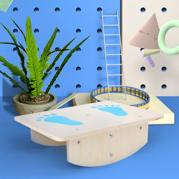 KALLORY Children's Fitness Equipment Balance Plate Plastic Assorted Color 1PC for Structured Play