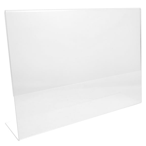 KALLORY MLINS Clear Menu Display Stand 1 Set Desktop Poster Holder Acrylic Sign Holder for Restaurant