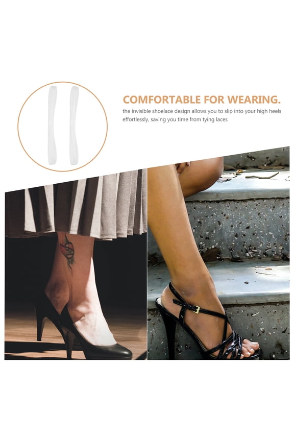 10PCS Detachable Ankle Straps for Heels TPU Material Comfortable Fit for Women