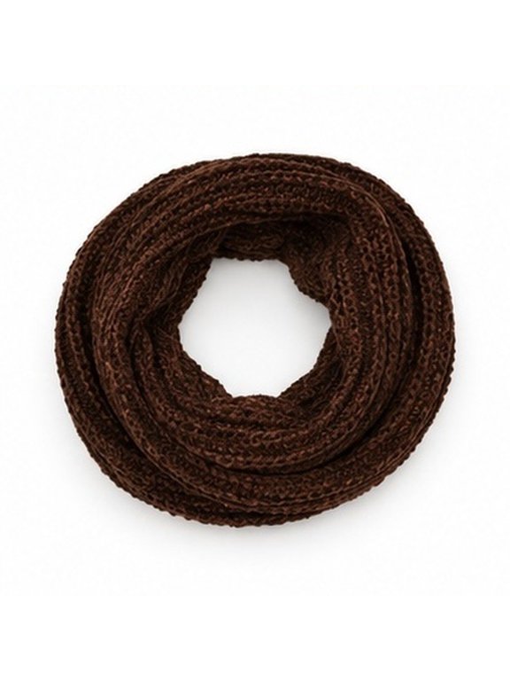 Coffee Woven Scarf for Winter Use Thick Neck Scarf Comfortable and Fashionable Unisex