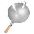 thumbnail image 1 of KALLORY Heavy Duty Stainless Steel Frying Wok for Stove Top Cooking, and Wear Resistant Cookware, 1 of 8