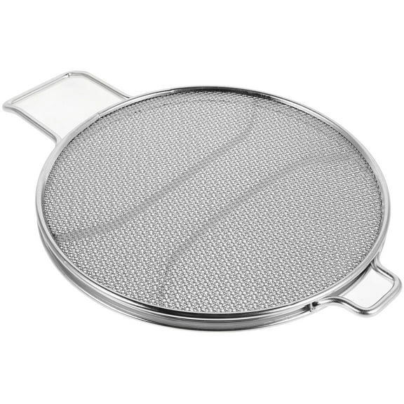 KALLORY Dual Layer Stainless Steel Splatter Screen for Home Frying Pan Use