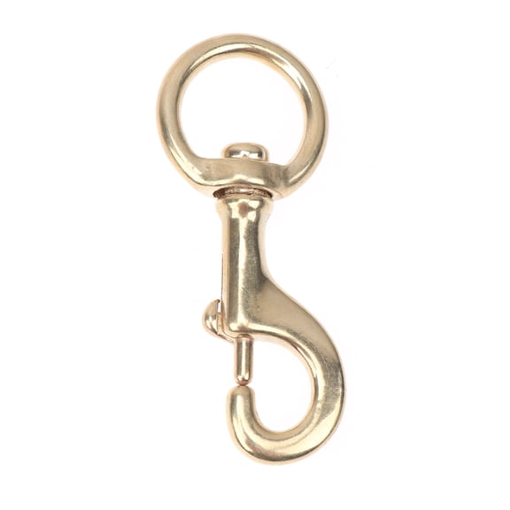 KALLORY 2-Pack Copper Metal Bag Buckles Strap Fasteners Replacement Hardware for Bags