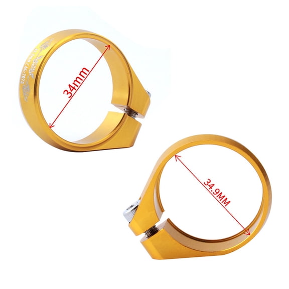 KALLORY Cycle Seat Clamp 1Pcs Round Shape Lightweight and Sturdy for Road Bikes