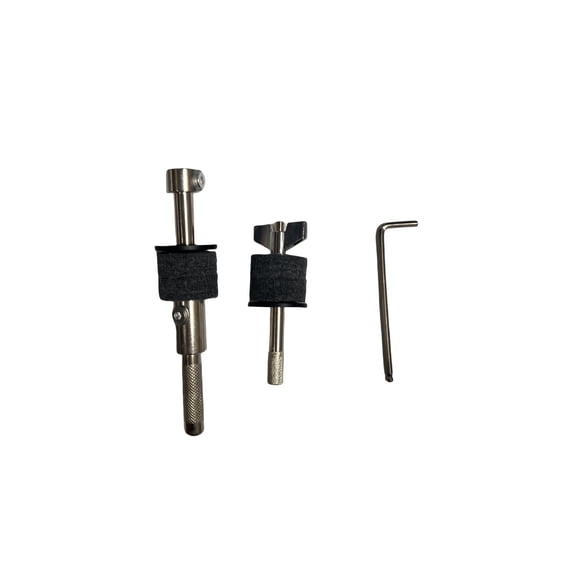 KALLORY Multi-Color Expandable Straight Cymbal Stacker Clamp Drum Mount for Drummers and Percussionists