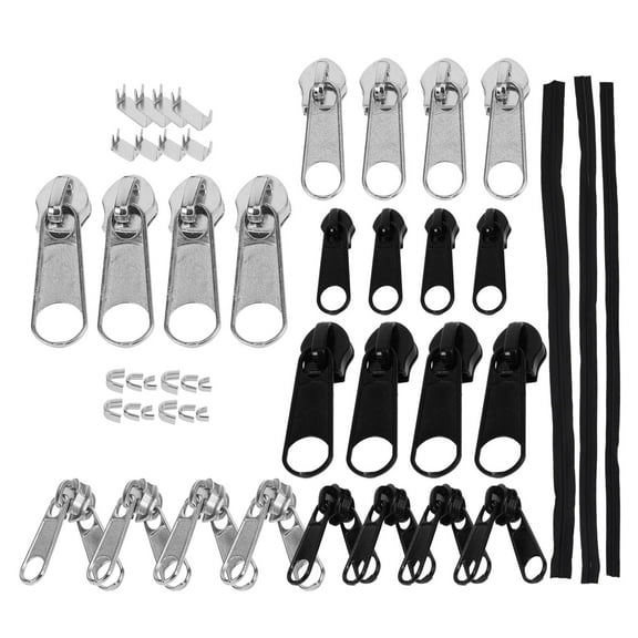 KALLORY DIY Zipper Pulls Clothes Repair Zippers Replacements Handle Lock