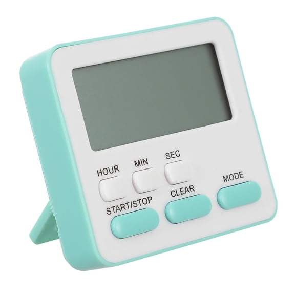 KALLORY Green Digital Kitchen Timer with Loud Alarm and Magnetic Stand for Precise Home Cooking and Baking