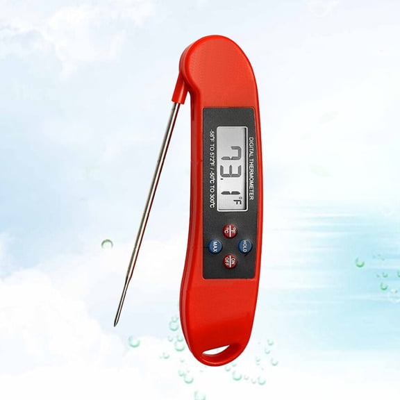 KALLORY Digital Meat Probe Thermometer with LCD Display for Kitchen BBQ -300°C to 300°C
