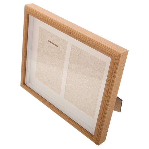 KALLORY Wooden Medal Display Case with Chocolate Finish, Wall Mount Medal Holder for Awards and Collectibles