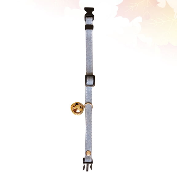 KALLORY Dog Collars for Small Dogs Denim Light Blue Adjustable Design for Pets 1Pack