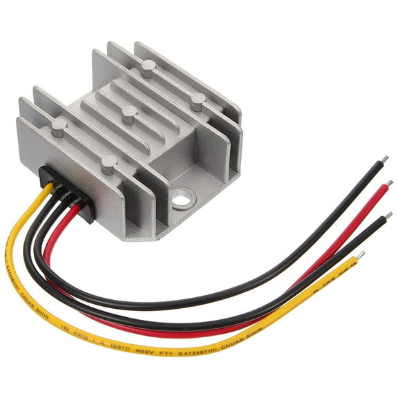 KALLORY Durable Car Power Supply with Voltage Regulator Module DC Converter 12V/24V to 5V Multi Color