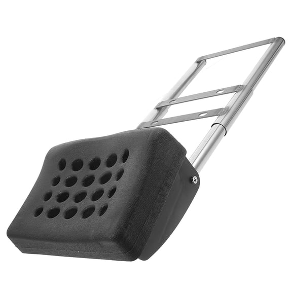 KALLORY Reusable Neck Rest Cushion Black for Comfortable Hair Washing and Shampoo Support