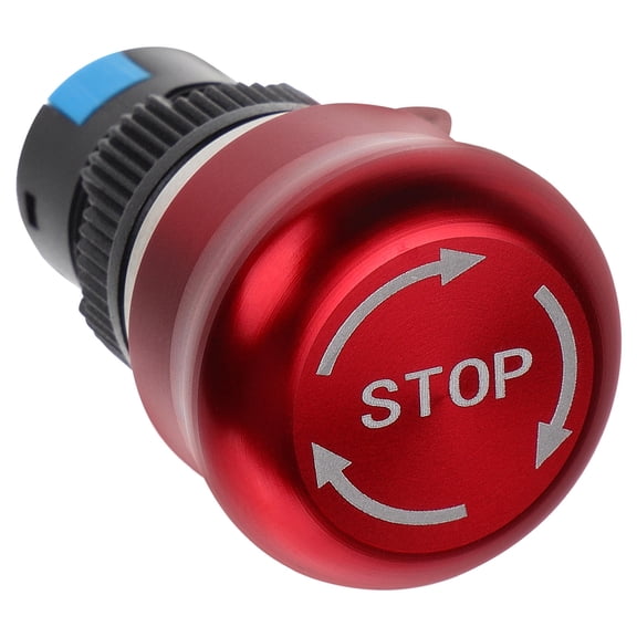 KALLORY Emergency Stop Push Button Switch Emergency Stop Switch Stop Button Emergency Button Safety Switch