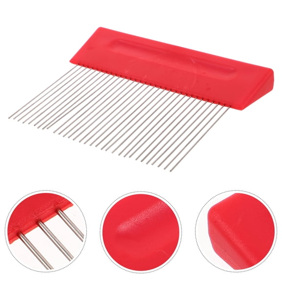 KALLORY Compact Textured Pattern Brush for Home Art and Wall Graining Projects