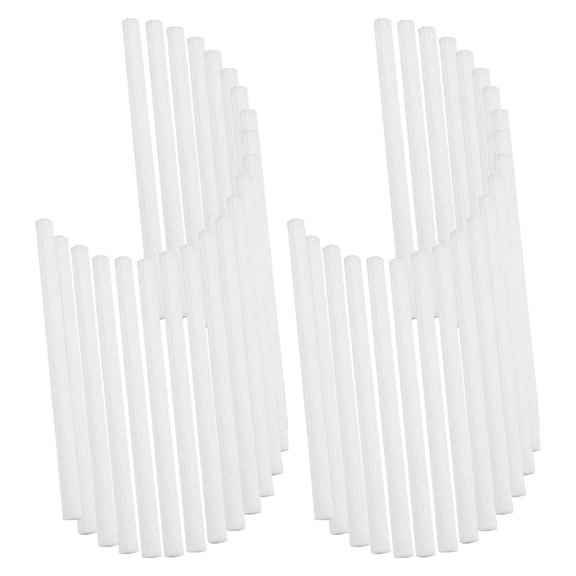 KALLORY 50Pcs White Humidifier Filter Sticks for Home Diffuser with High Water Storage and Even Mist