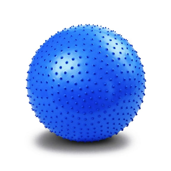 KALLORY Explosion-Proof Yoga Ball Blue for Muscle Tension Release and Dexterity