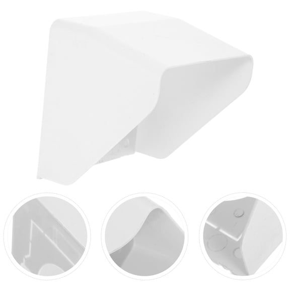 KALLORY Weatherproof Outdoor Receptacle Cover, Plastic, White, Compatible with Standard Electrical Outlets