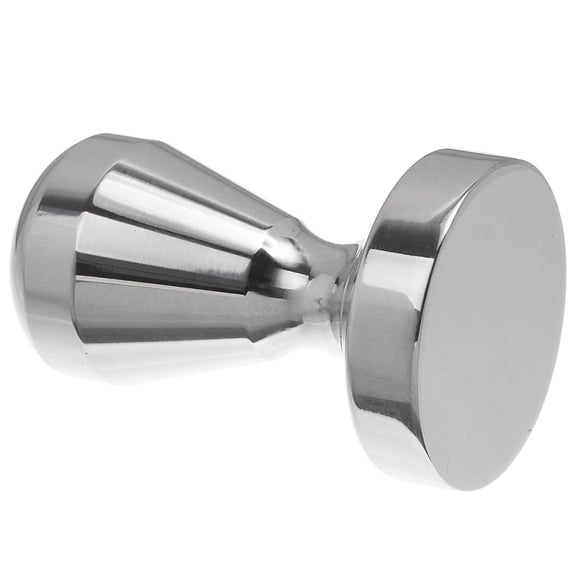 KALLORY Flat Base Tamper 1Pack Stainless Tamper Modern Professional Use Silver 49mm