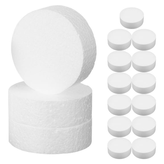 KALLORY Foam Diy 16Pcs 9.5X9.5X2.5in White For Diy Projects And Floral Arrangements