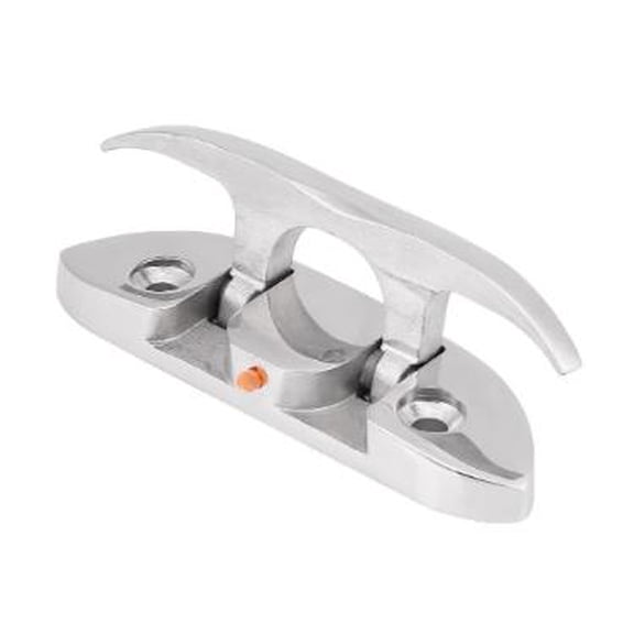 KALLORY Foldable Marine Cleat: Boat Dock Pull-Up Mooring Cleat Replacement - Stainless Steel Marine Flip-Up Hardware For Kayak Yacht Sailing Boat