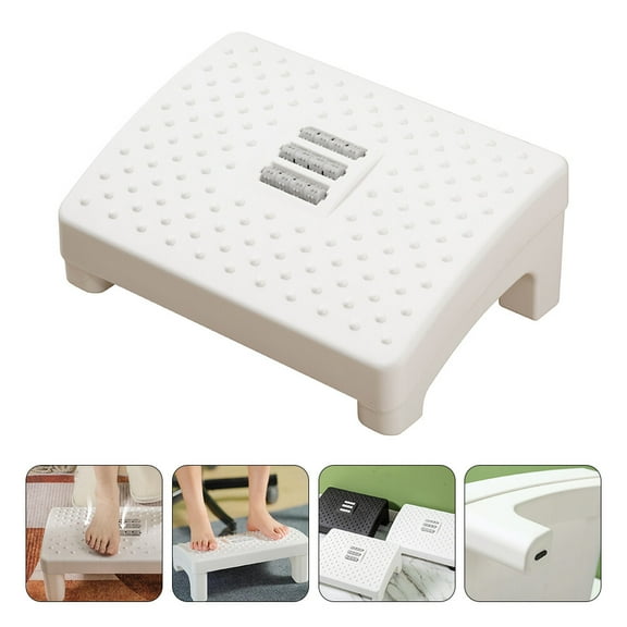 KALLORY Foot Massage Plastic Foot Rest for Home Use with Classic Style 1Pack