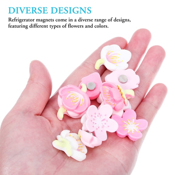 Ksllory 12Pcs Fridge Magnets Aesthetic Design Cute Small for Metal Surfaces 0.86X0.83X0.20in