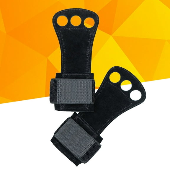 KALLORY Gym Gloves 1 Pair for Women with Wrist Support and Prevention Black L