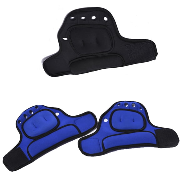 KALLORY Gym Gloves for Women 1 Pair Blue Polyester Sand Resistance Training Wrist Weight for Gym Exercise