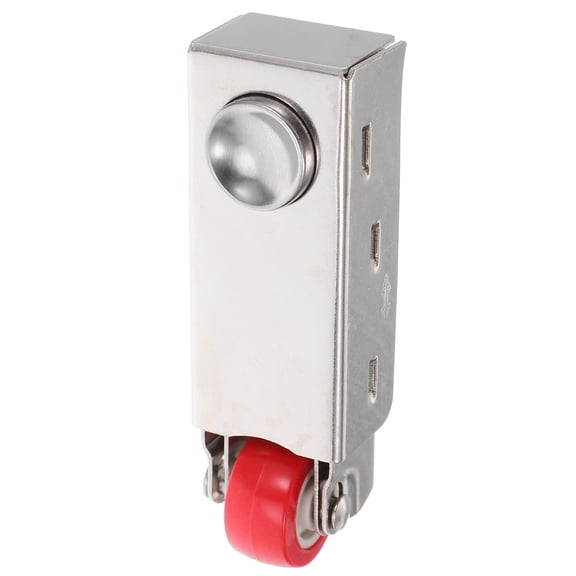 KALLORY Heavy Duty Silver Sliding Door Bottom Guide Wheel for Stable Support and Door Sagging Fix