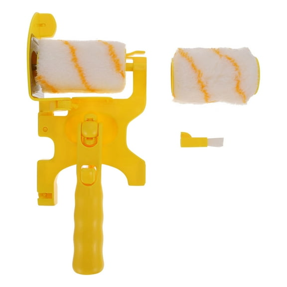 KALLORY Home Painting Tools 1 Set Plastic Paint Roller with Radian Handle for Painting 30x12 5cm