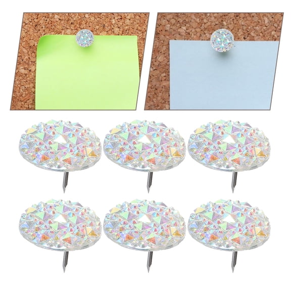 KALLORY Household Tacks Adorable Thumb Tacks 20pcs Diy Supply Pushpins For Office Art Projects