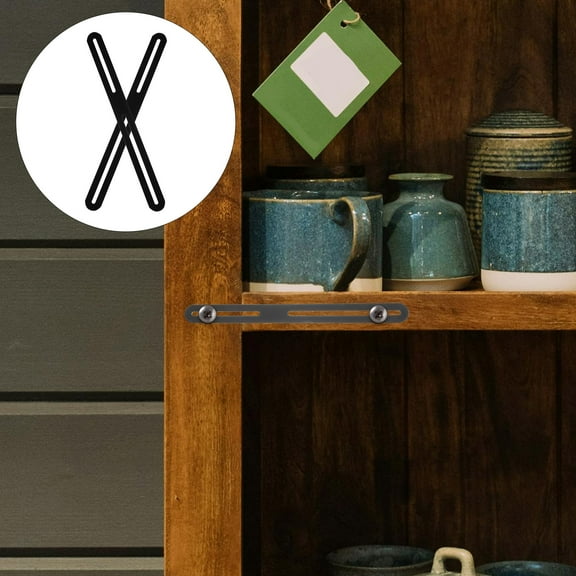 KALLORY Joining Brackets 4Pcs Stainless Steel Straight Plates Reinforcement for Furniture Diy Projects Homeowners