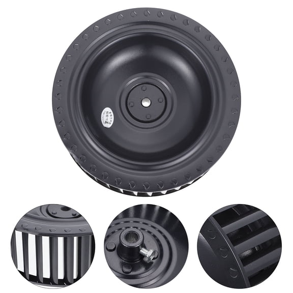 KALLORY Kitchen Exhaust Motor Black Metal Range Hood Accessories 1Set