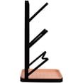 thumbnail image 1 of KALLORY Kitchen Pot Lid Rack Holder 34.00X18.00X14.00CM Black Carbon Steel Plastic Multifunctional Storage Shelf 1Pcs, 1 of 6