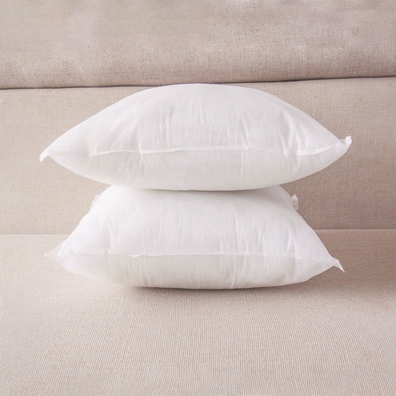 KALLORY 2Pcs Throw Pillow Insert Nonwoven Cloth Sofa Decoration Bedroom