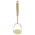 thumbnail image 1 of KALLORY Stainless Steel Potato Masher with Ergonomic Handle for Easy Mashing, Kitchen Tool, Golden Finish, 1 of 10