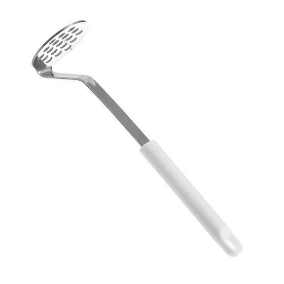KALLORY Metal Potato Masher Convenient Potato Presser for Parents Making Baby Food at Home 1Pack