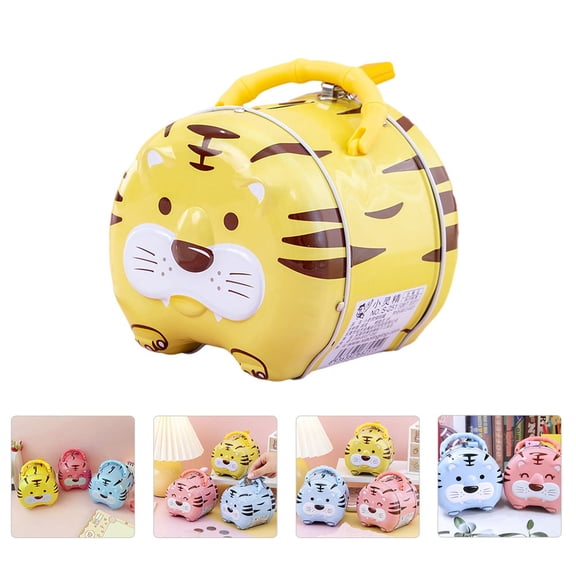KALLORY  Money Jar Kid Year of The Tiger Piggy Bank Birthday Gift Child
